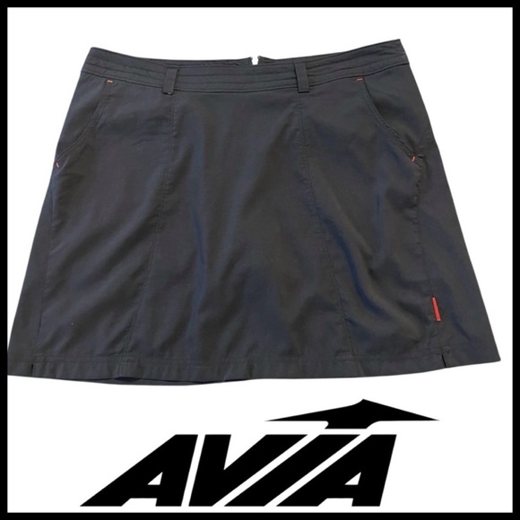 Avia Pants - Avia Black Mini Athletic Golf Skort (L)